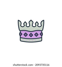 Crown - Diseño de iconos de color