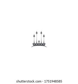 Plantilla de diseño de icono de logotipo de concepto de recorte 