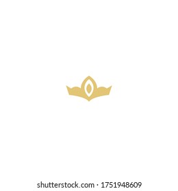 Crown Concept Logo icon Design Template 