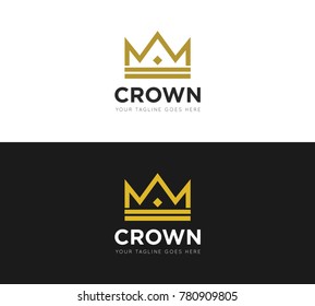 Crown Concept Logo Icon Symbol Ilustration Stock Vector (Royalty Free ...