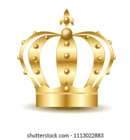 Crown copper light icon