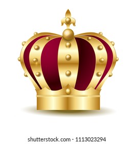 Crown copper light icon