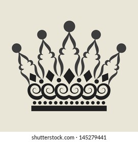 Crown Curl Decoration 2. Nice and smooth vector design. Good use for your symbol, sticker design, or any design you want. Easy to edit or change color.