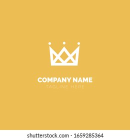 Crown Custom Logo Design Illustration