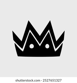 crown is decorated with a carved icon