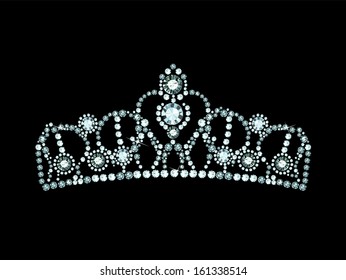 crown decorated with jewels svg