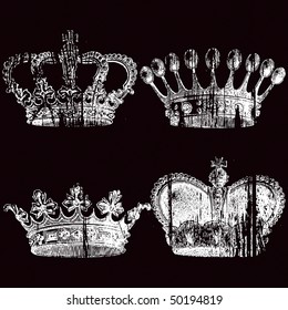 crown decorated with the King lilies.