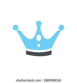 Crown design, Royal king queen luxury and jewelry theme Vector illustration