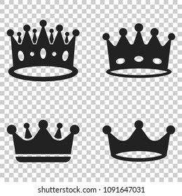 Crown Diadem Vector Icon Flat Style Stock Vector (Royalty Free ...