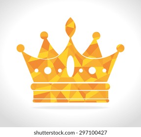 Crown digital design, vector illustration eps 10.