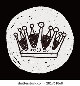 crown doodle