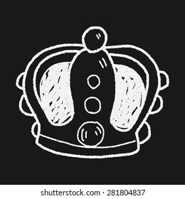 crown doodle