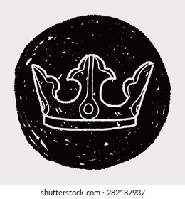 crown doodle