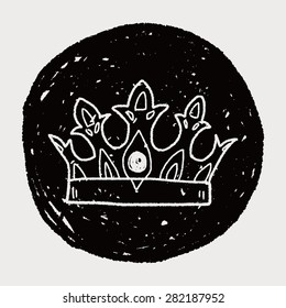 crown doodle