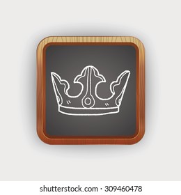 crown doodle
