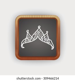 crown doodle