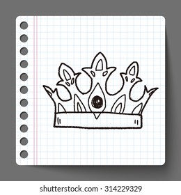 crown doodle