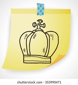 crown doodle