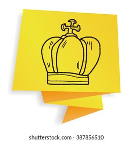 crown doodle