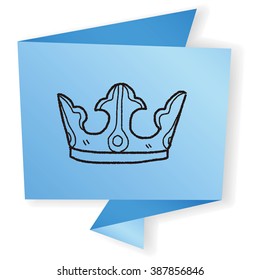 crown doodle