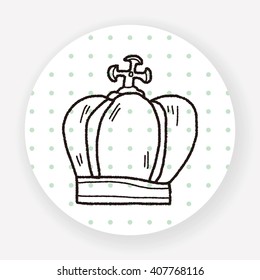 crown doodle