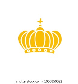 crown doodle icon