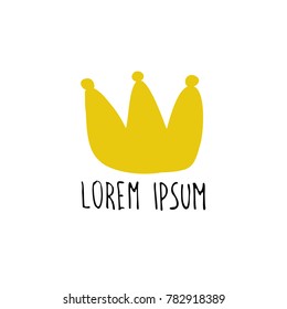 crown doodle icon