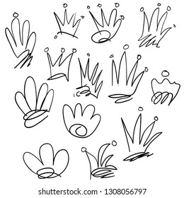 crown doodle logo