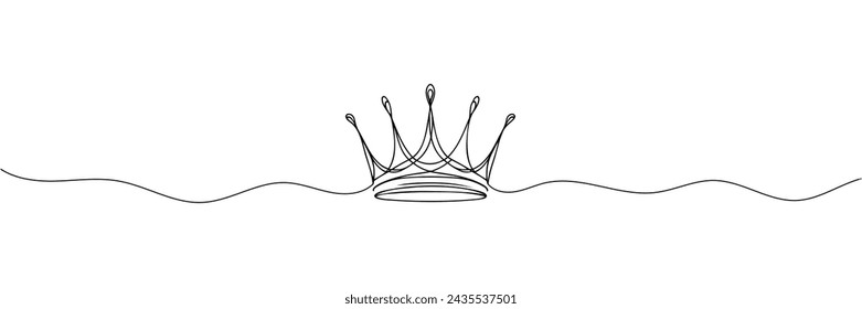 La corona se dibuja