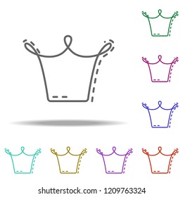 crown dusk icon. Elements of Birthday in multi color style icons. Simple icon for websites, web design, mobile app, info graphics