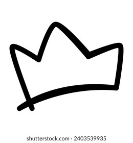 Crown element for design. Vector illustration.