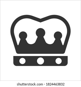 Corona, icono imperial, gráficos vectoriales