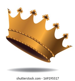 Crown. EPS 10 vector, grouped for easy editing. No open shapes or paths.