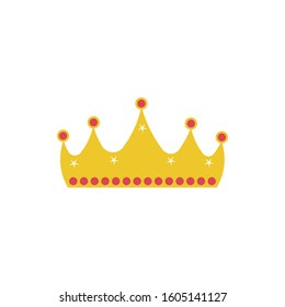 crown fairytale object isolated icon vector illustration design