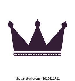 crown fairytale object isolated icon vector illustration design