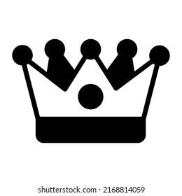 Crown Finance Related Vector Line Icon. Editable Stroke Pixel Perfect.