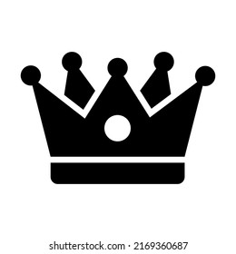 Crown Finance Related Vector Line Icon. Editable Stroke Pixel Perfect.