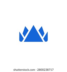 Crown Five Mountin blue Logo