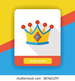 crown flat icon