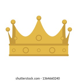 Crown flat illustration