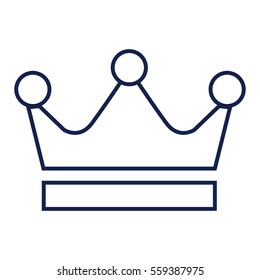 Crown Flat minimal icon vector