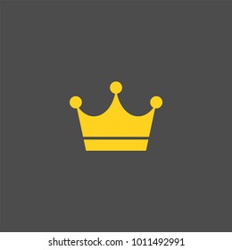 Crown flat vector icon