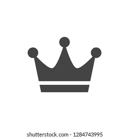 Crown flat vector icon