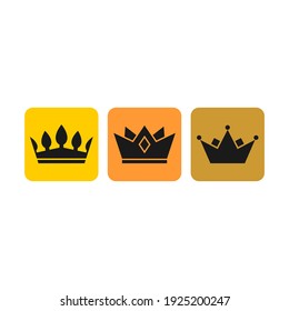 Crown flat vector icon. Leader flat vector icon