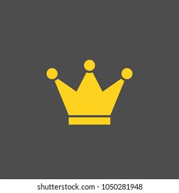 Crown flat vetor icon