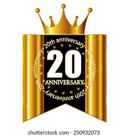 Crown frame gold