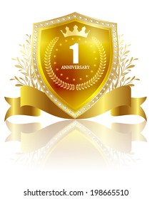 Crown frame ribbon