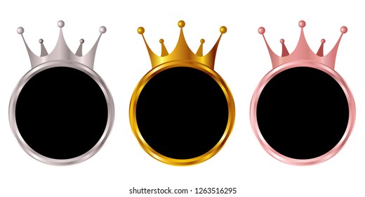 Crown Gold Frame Icon