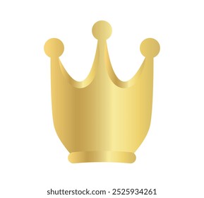 crown gold icon, golden crown luxury