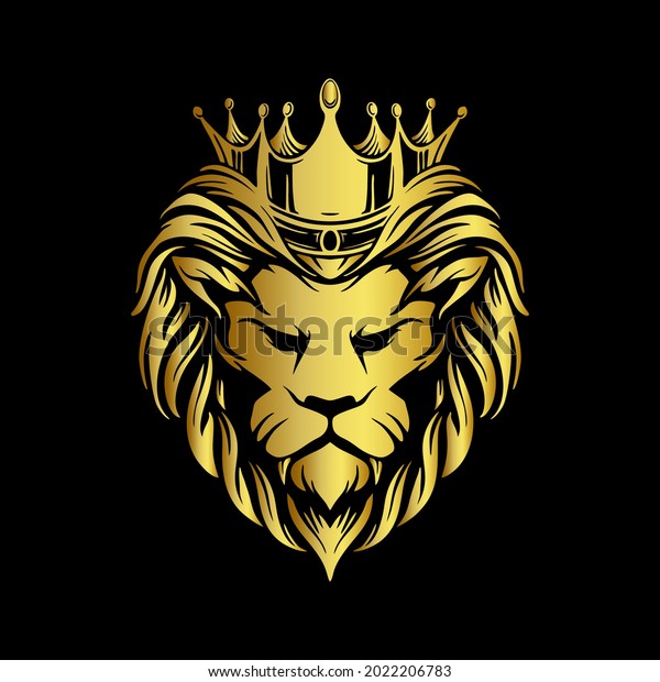 Logo De Crown Gold Lion Company: Vector De Stock (libre De Regalías ...